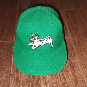 帽子 STUSSY HAT Vintage Stussy Hat Cap Strapback Black Red Logo Skater Made